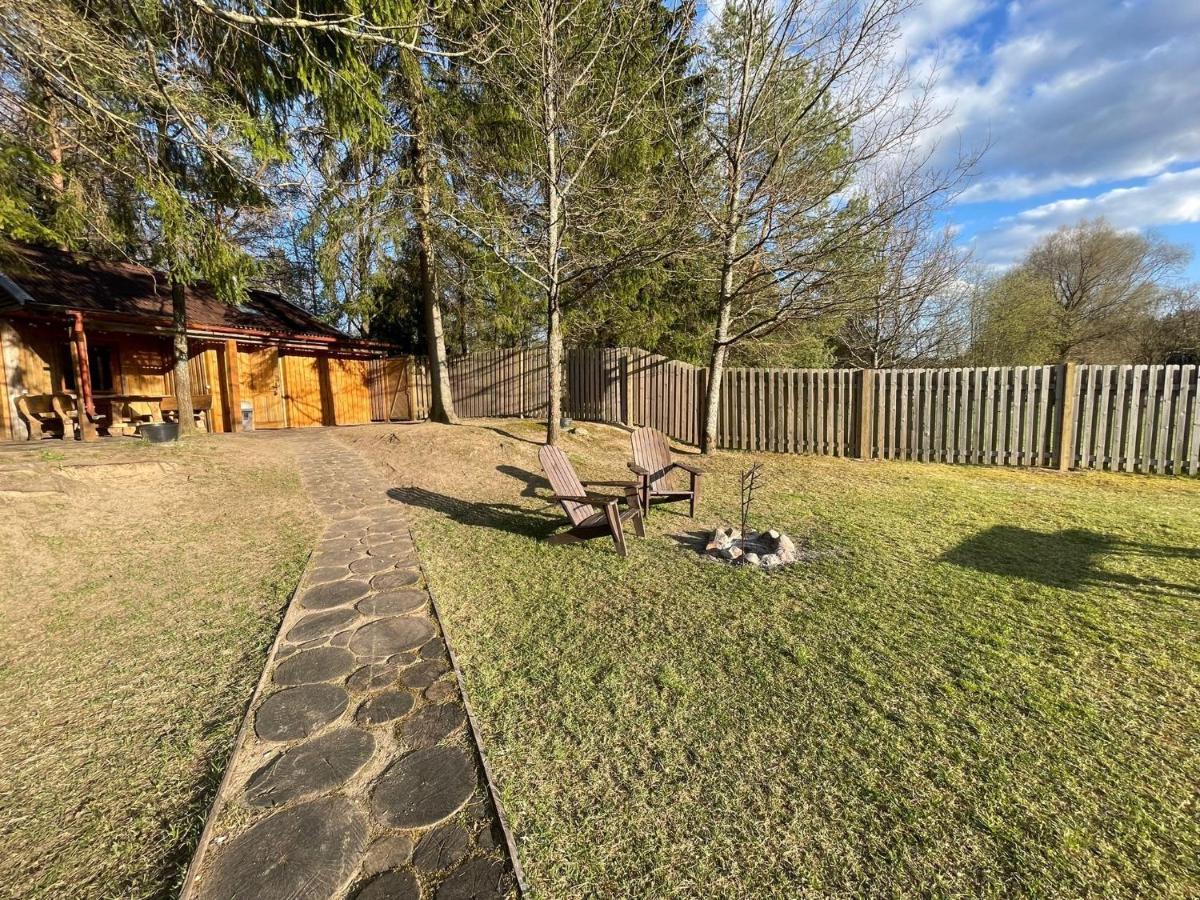 Holiday House With Sauna Cesis Bagian luar foto
